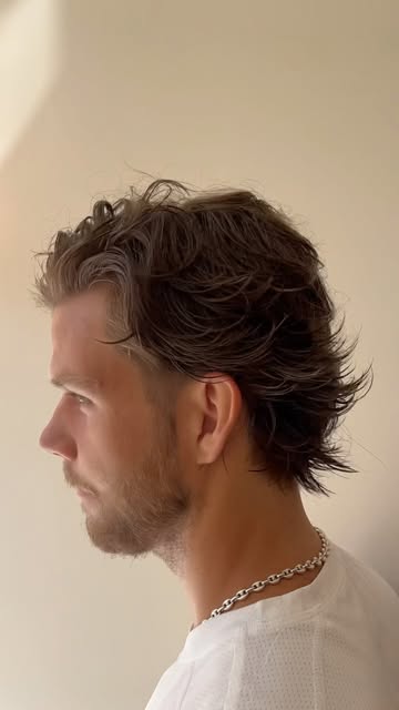 Coupe homme texturée, profil
